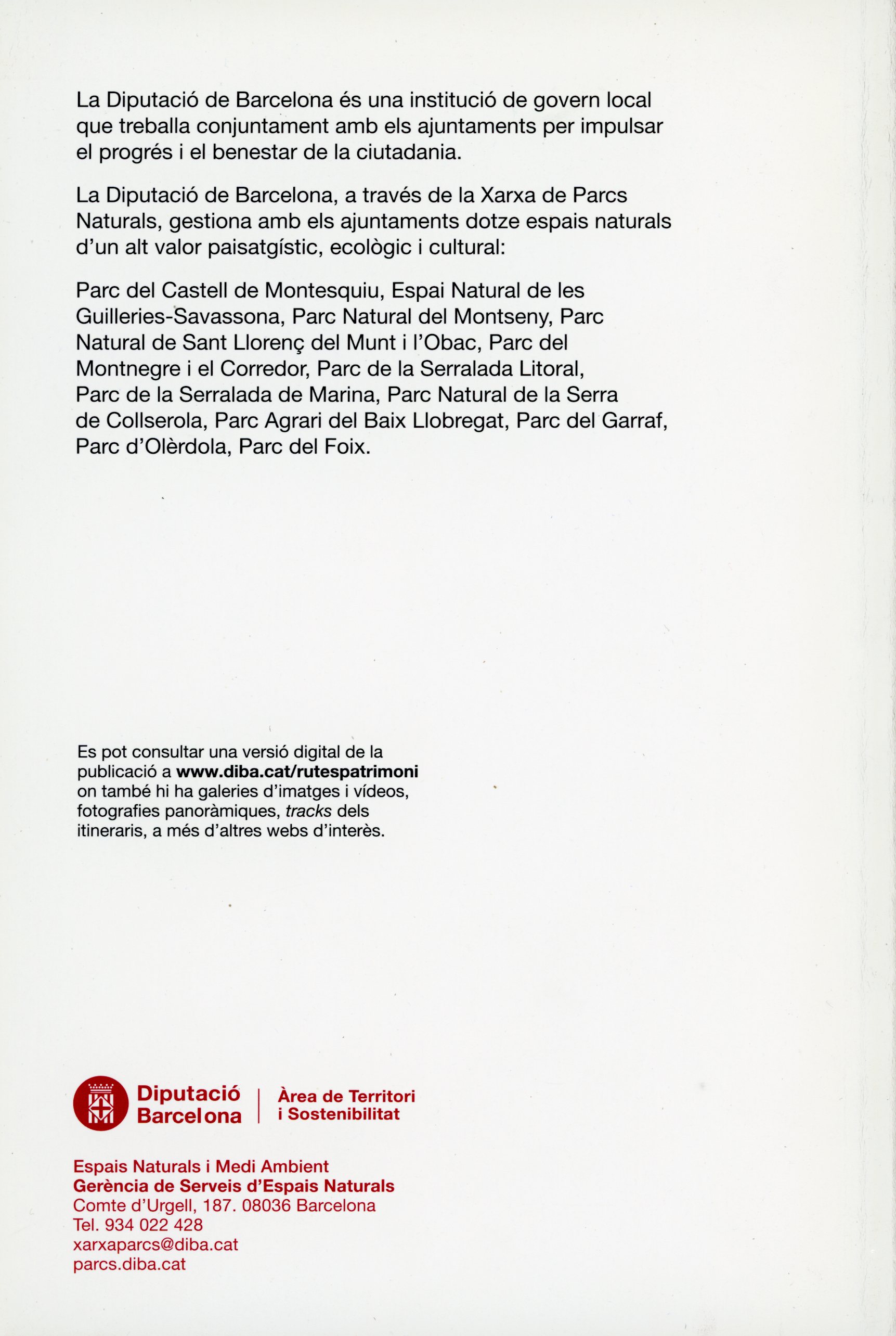 Descobreix el patrimoni arquitectònic dels nostres parcs - Miniatura 3